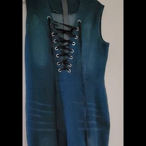 Never worn! Plus size Jean Romper..size 2x